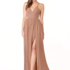 Azazie Aaida Bridesmaid Dress in Champagne Rose